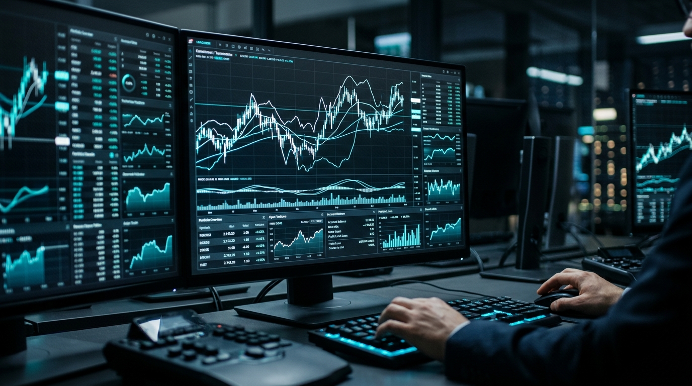 Trading platform dashboard — day trading apps