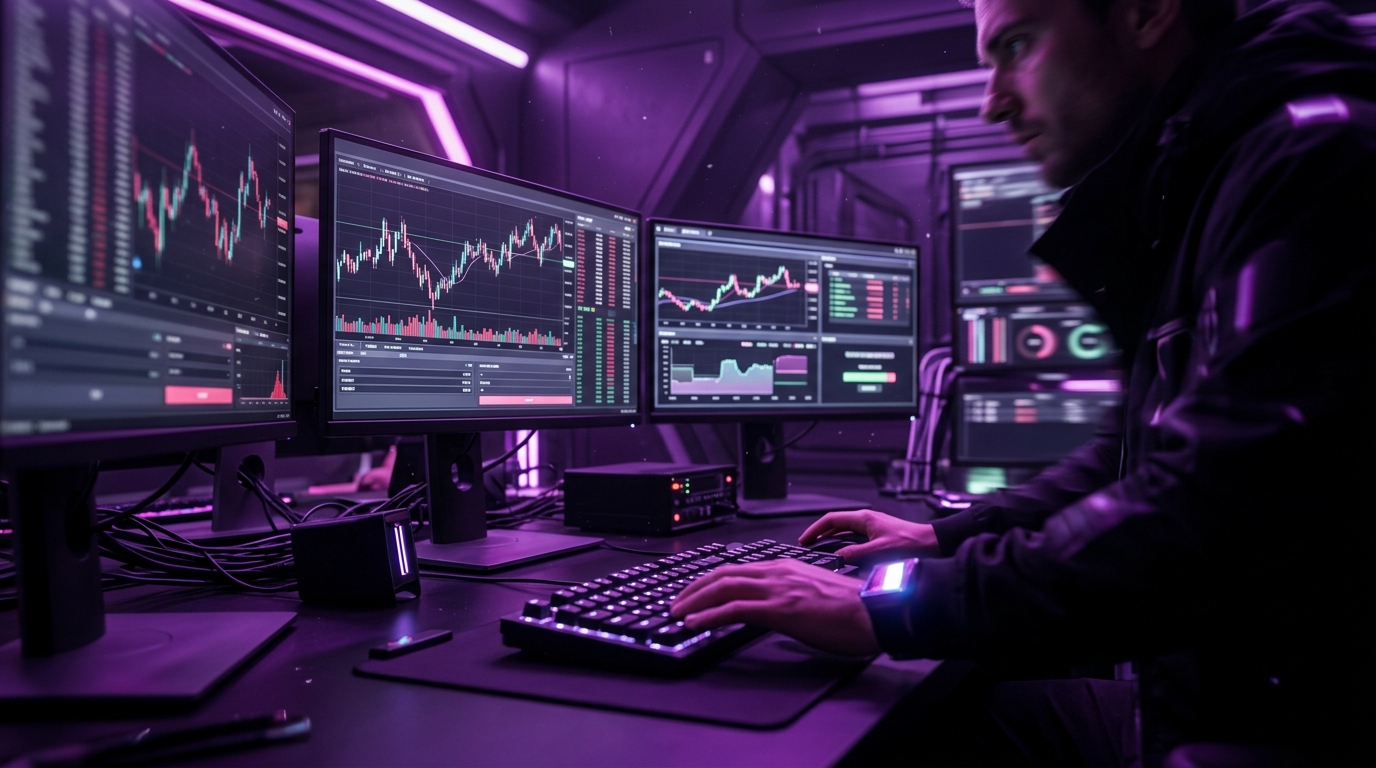 Futures trading illustration — swing trading