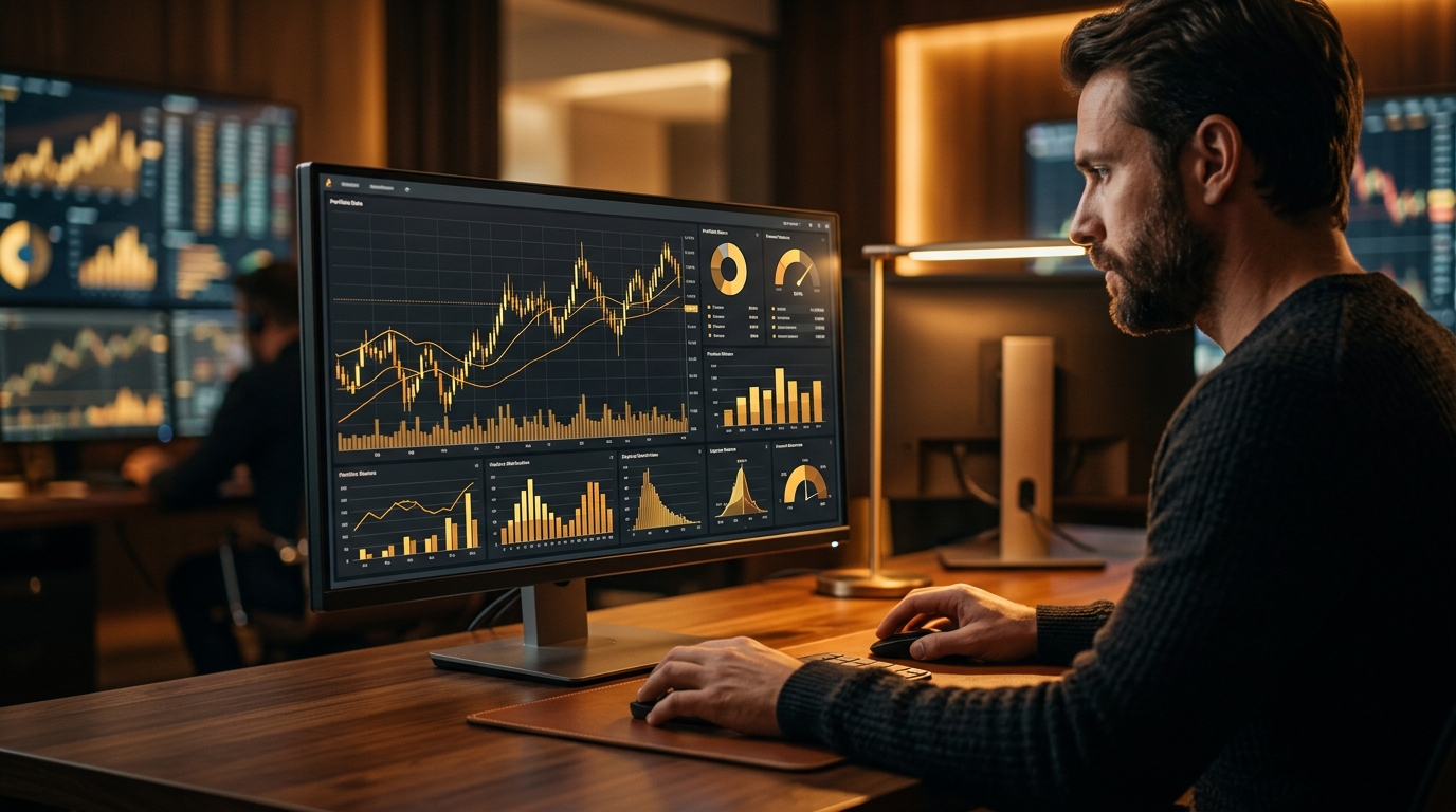 Trading platform dashboard — ninjatrader