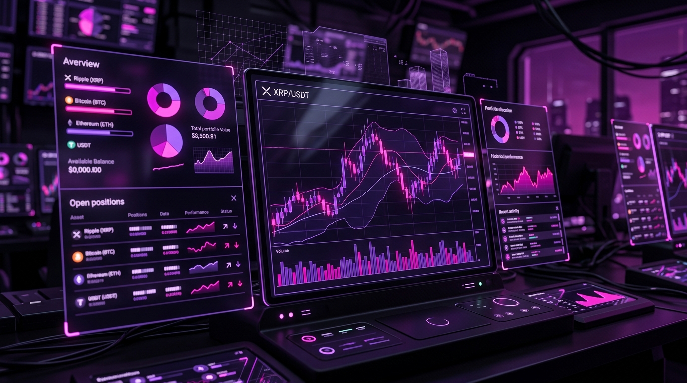 Trading platform dashboard — ripple tradingview