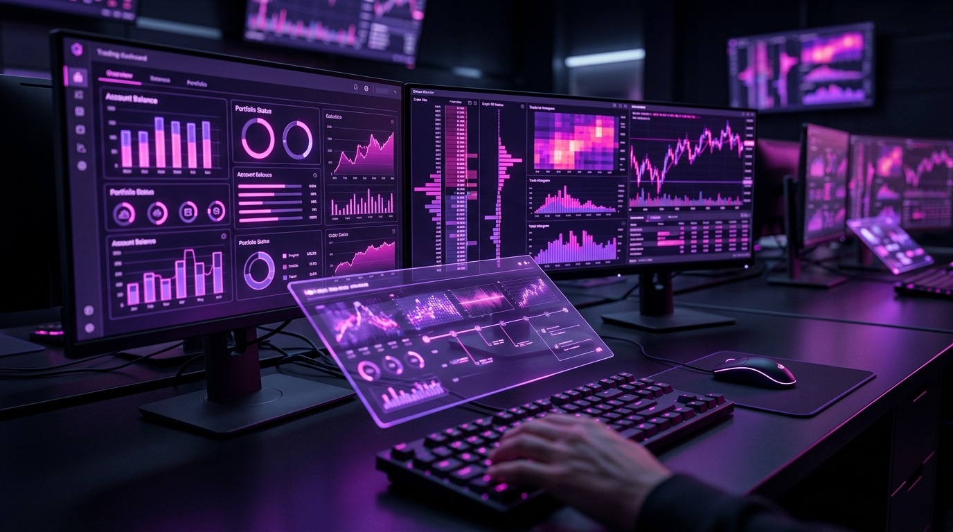 Trading platform dashboard — trading journal